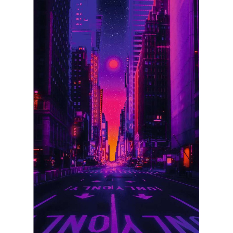 1000stukjes puzzel Ravensburger NeonArt, new york,
