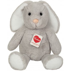 Hermann Teddy - Konijn Abby grijs 32 cm