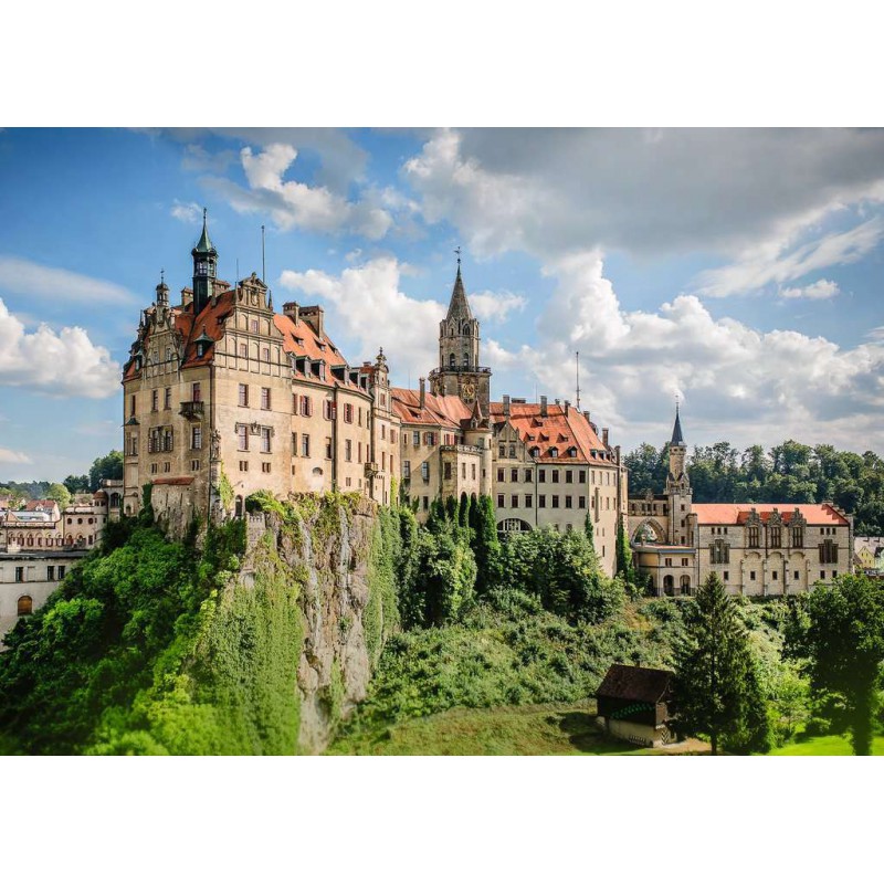 1000stukjes puzzel Ravensburger Sigmaringen Castle, Germany, 1000 stukjes Ravensburger