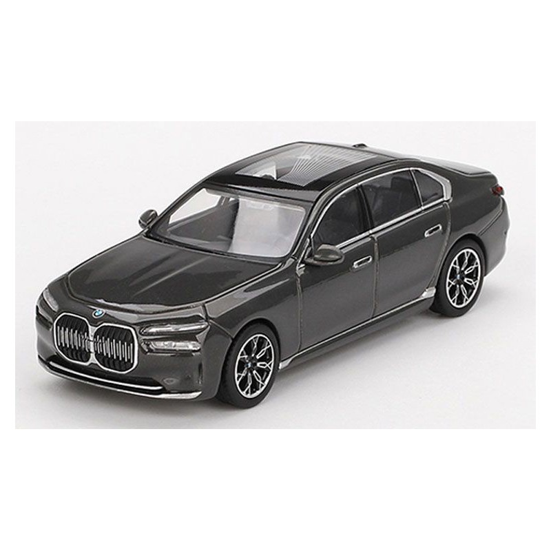 BMW I7 XdriveE60 '24 (grijs) 1:64, Mini GT (818)