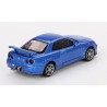 Nissan Skyline GT-R (R34) V-spec '99 (blauw) 1:64, Mini GT (759)