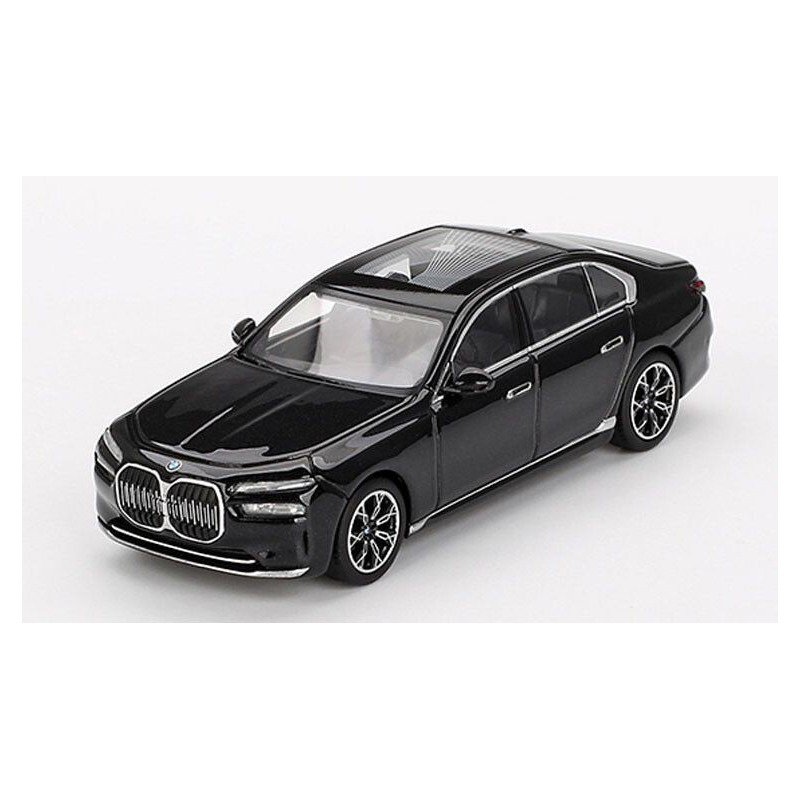 BMW I7 EDrive50 '24, (sapphire, zwart) Mini GT (802)