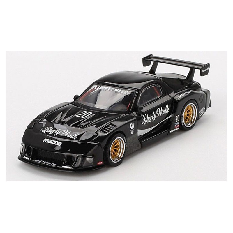 Mazda RX-7 Liberty Walk Super Silhouette '23 (zwart ) Mini GT (785)