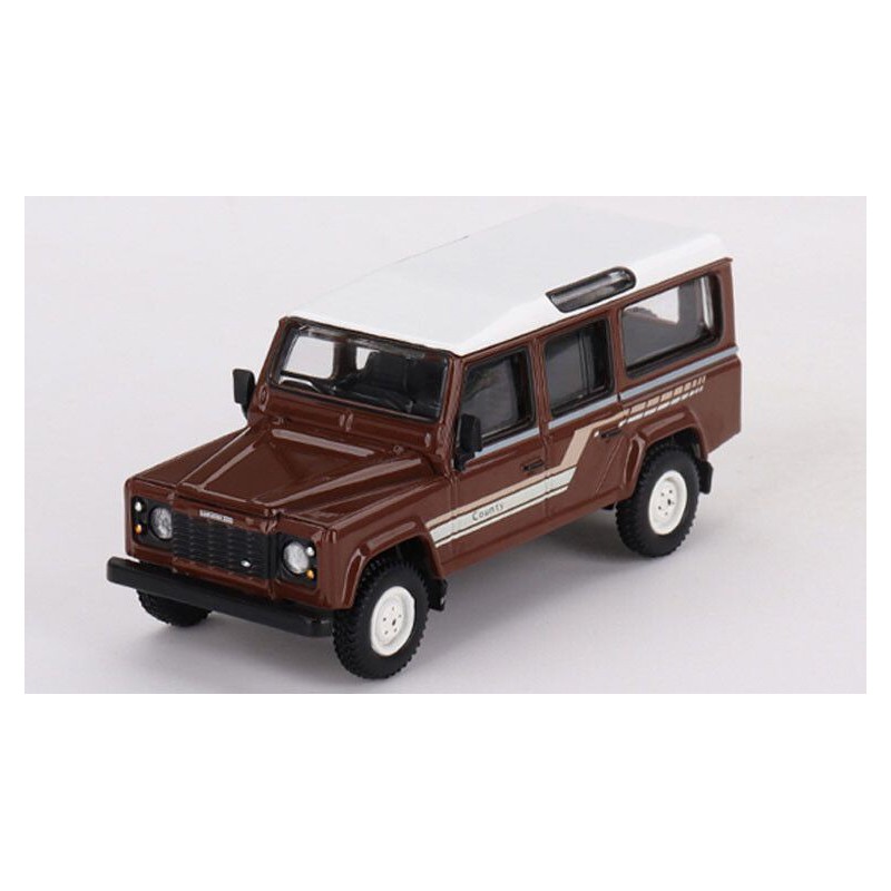 Land Rover Defender 110 '85 (bruin) Mini GT (734)
