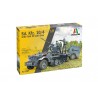 SD.KFZ 10/4 W/FLAK 30 met bemanning 1:35, Italeri