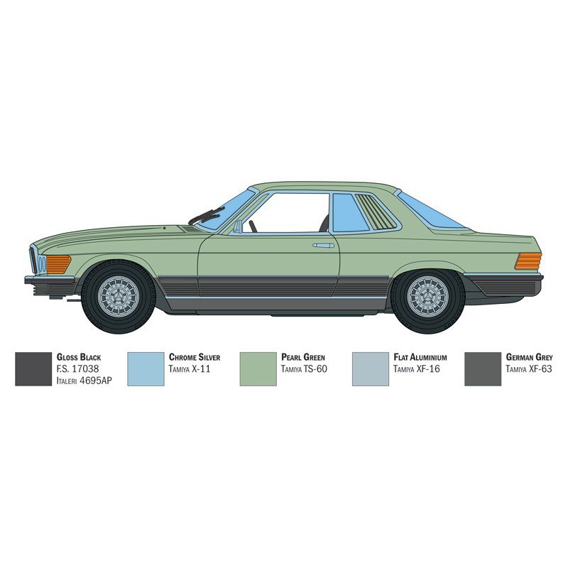 Mercedes Benz 500LC 1:24, Italeri