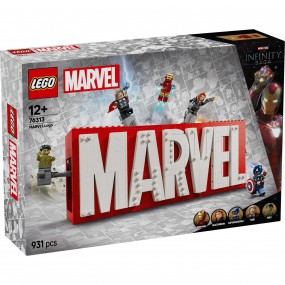 LEGO MARVEL - 76313 MARVEL logo en minifiguren