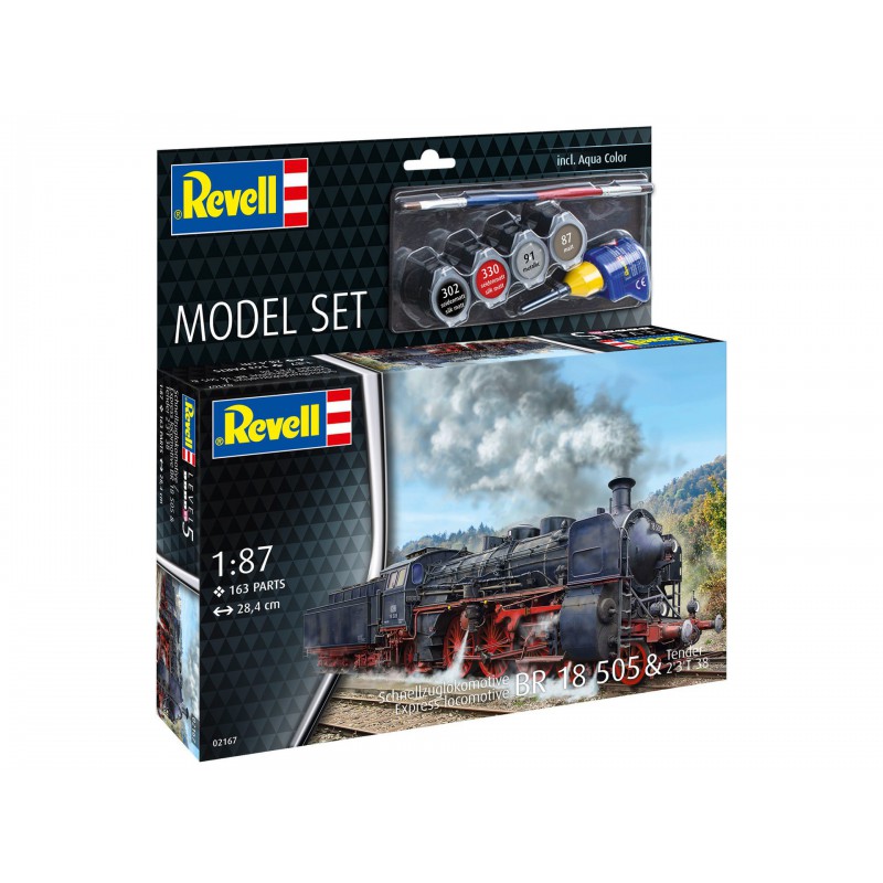 Modelset Express Train Locomotief BR18505 met Tender 1:87, Revell