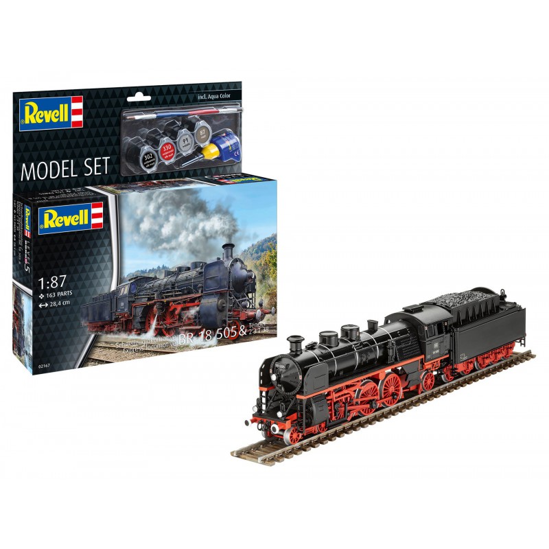 Modelset Express Train Locomotief BR18505 met Tender 1:87, Revell