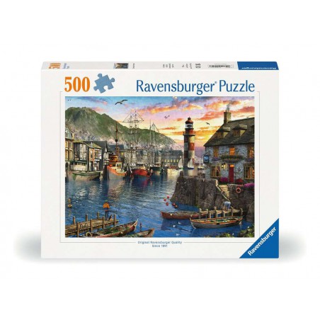 s'Ochtends bij de haven- 500 stukjes Ravensburger