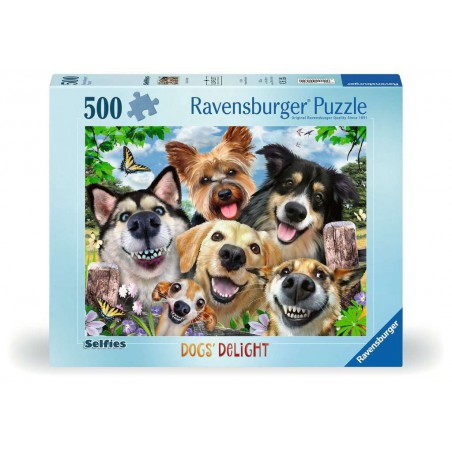 Vrolijke honden, 500 stukjes Ravensburger