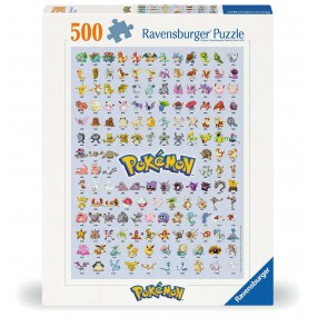 Pokémon: eerste generatie, 500 stukjes Ravensburger