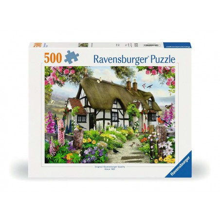 Idylische Cottage, ravensburger 500 stukjes