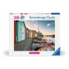 Boothuizen in Smögen, Zweden 500 stukjes puzzel Ravensburger Boothuizen in Smögen, Zweden 500 stukjes puzzel Ravensburger