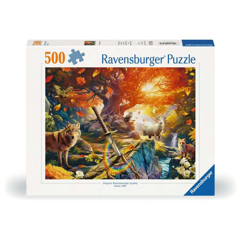 Het bos van Excalibur, 500 stukjes puzzel  Ravensburger