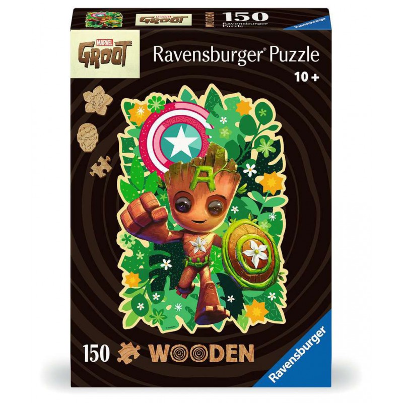 Wooden, Marvel Groot, 150 stukjes Ravensburger