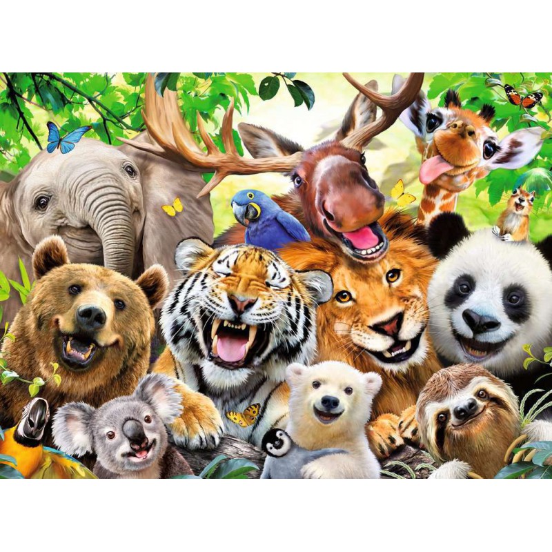 Ravensburger 300stukjes Lachen! dieren selfie