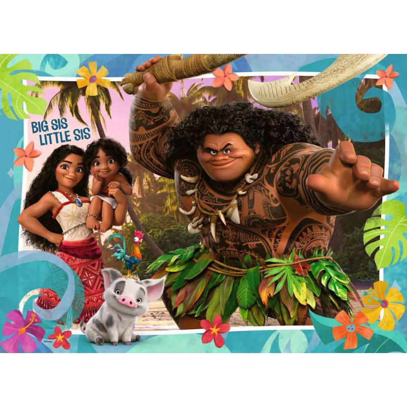 Disney Vaiana 2, Vertrek naar nieuwe werelden 100 stukjes puzzel Ravensburger
