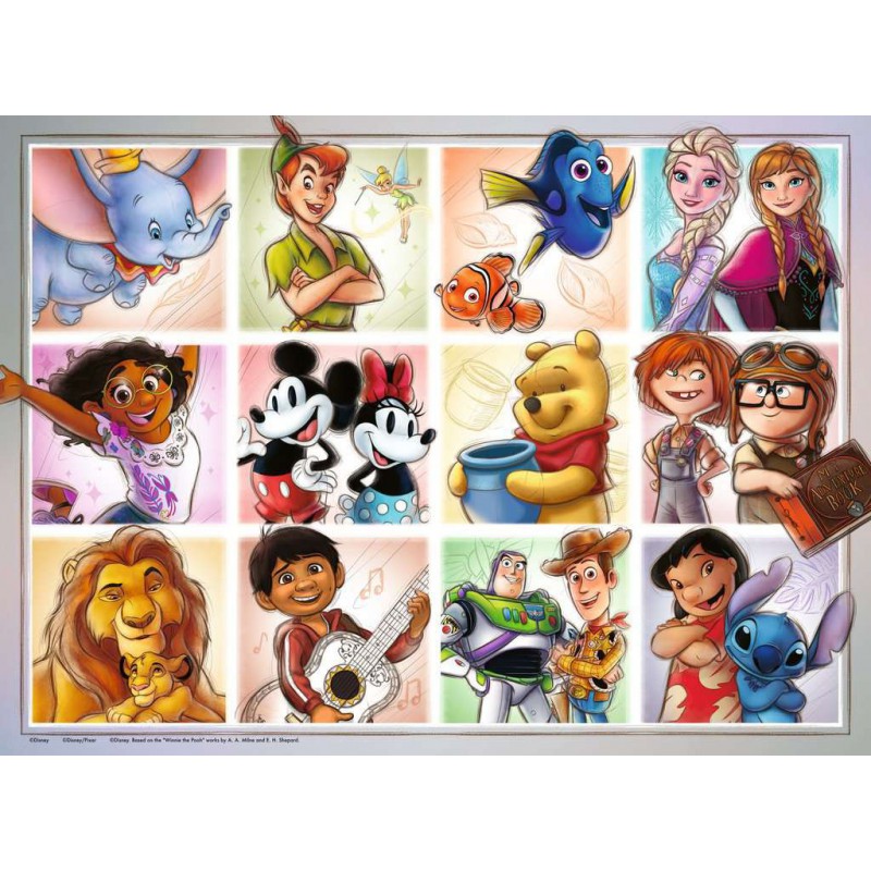 Disney multi character 100 stukjes puzzel Ravensburger