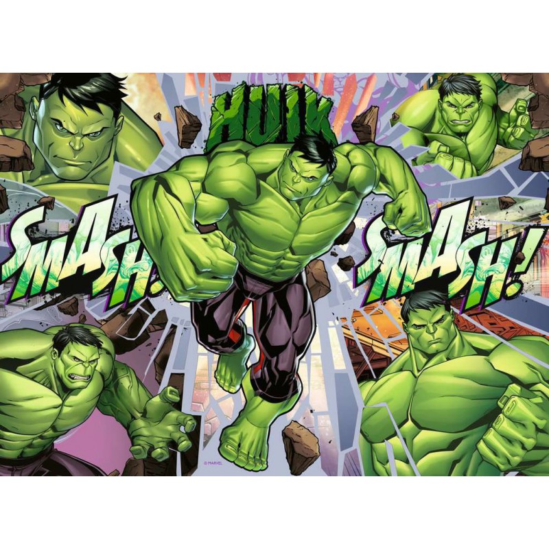 Marvel Hulk Avenger marvel 100 extra grote  stukjes puzzel Ravensburger