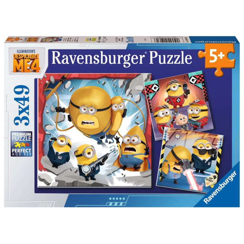 Despicable me 4, 3x49 stukjes Ravensburger