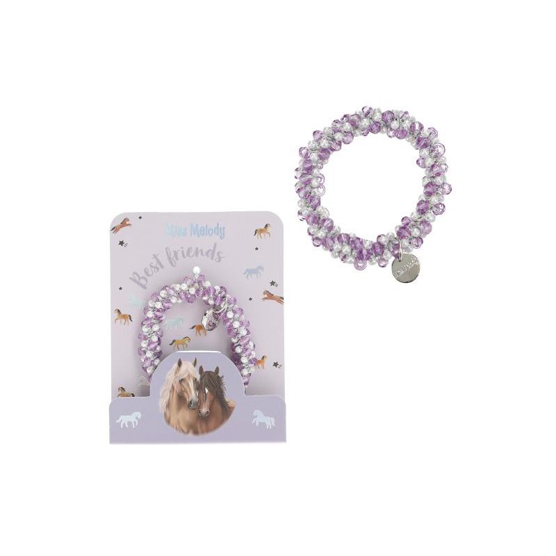 Miss Melody, Haar/armband met steentjes 13246