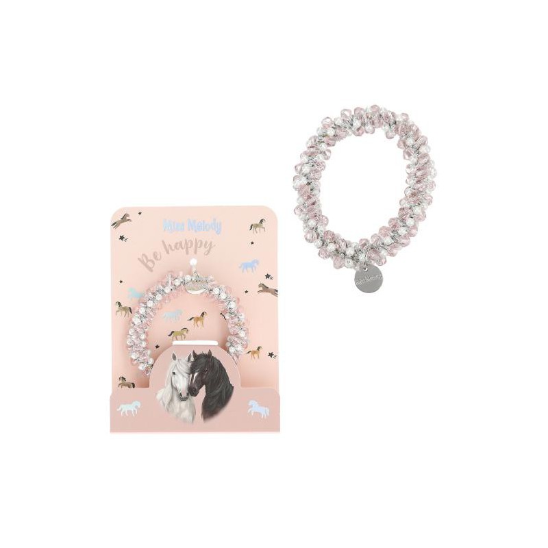 Miss Melody, Haar/armband met steentjes 13246