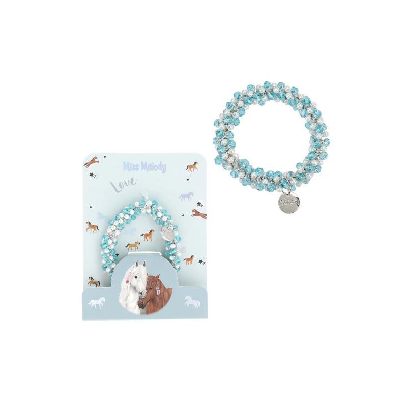 Miss Melody, Haar/armband met steentjes 13246