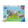 Peppa pig feestje, 2x24 stukjes Ravensburger