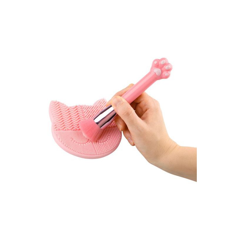 TOPModel, Kwast en cleaning pad kitty BEAUTY and ME 13253