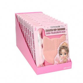 TOPModel, Kwast en cleaning pad kitty BEAUTY and ME 13253