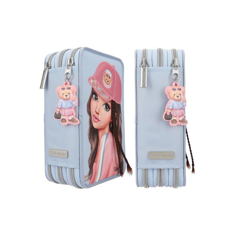 TOPModel, 3-vaks etui met applicatie TEAM TEDDY 13010