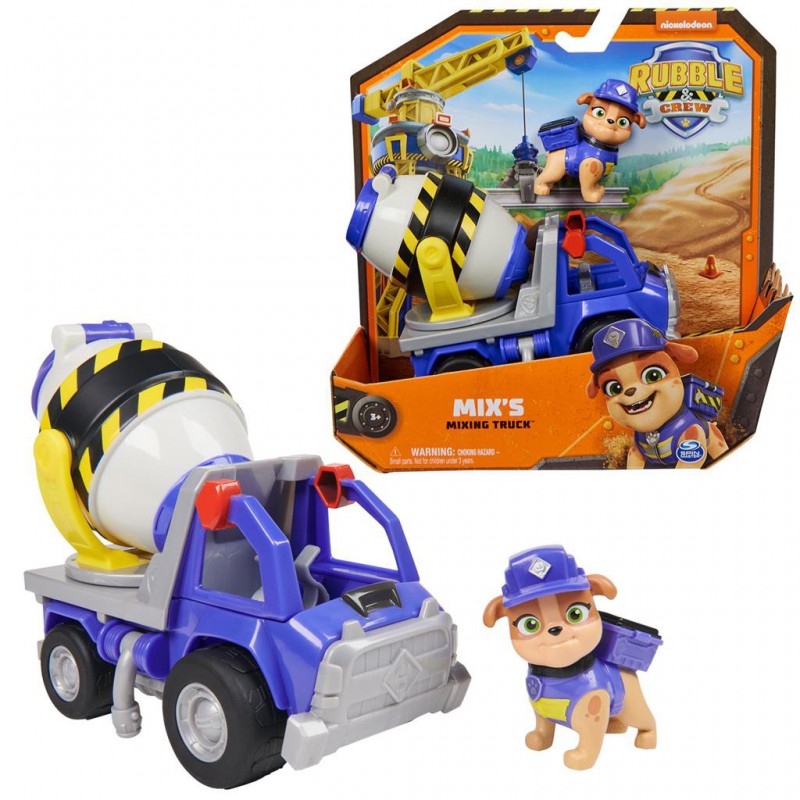 Paw Patrol - Rubble en Crew Basic Vehicles, Mix