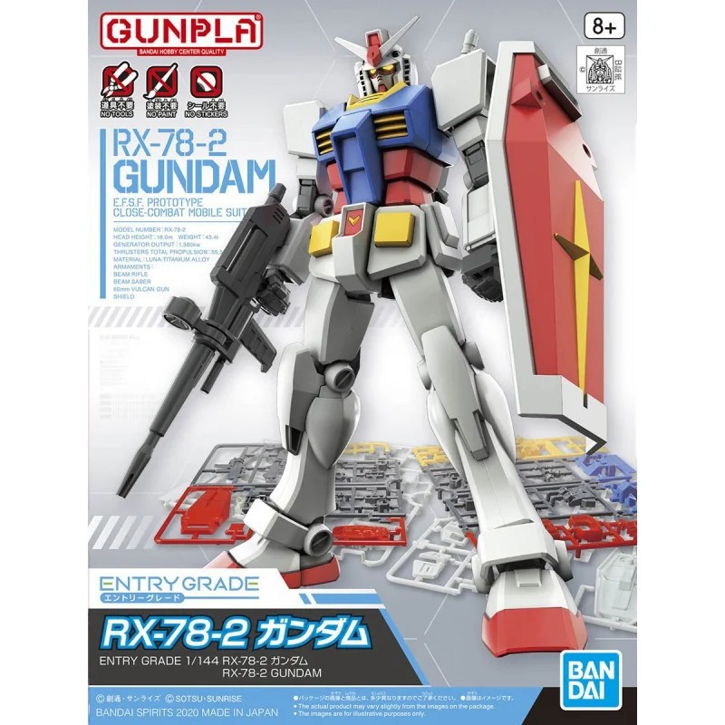 GUNDAM: EG - RX-78-2 1:144 Gundam, Bandai