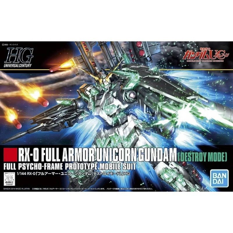 Gundam: HG -Full Armor Unicorn 1:144 Gundam, Bandai