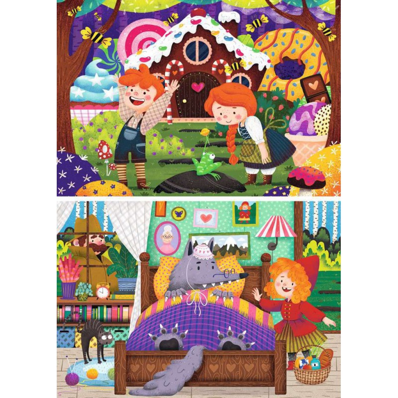 Ravensburger  2x12 kinderpuzzel stukjes Fairy tales