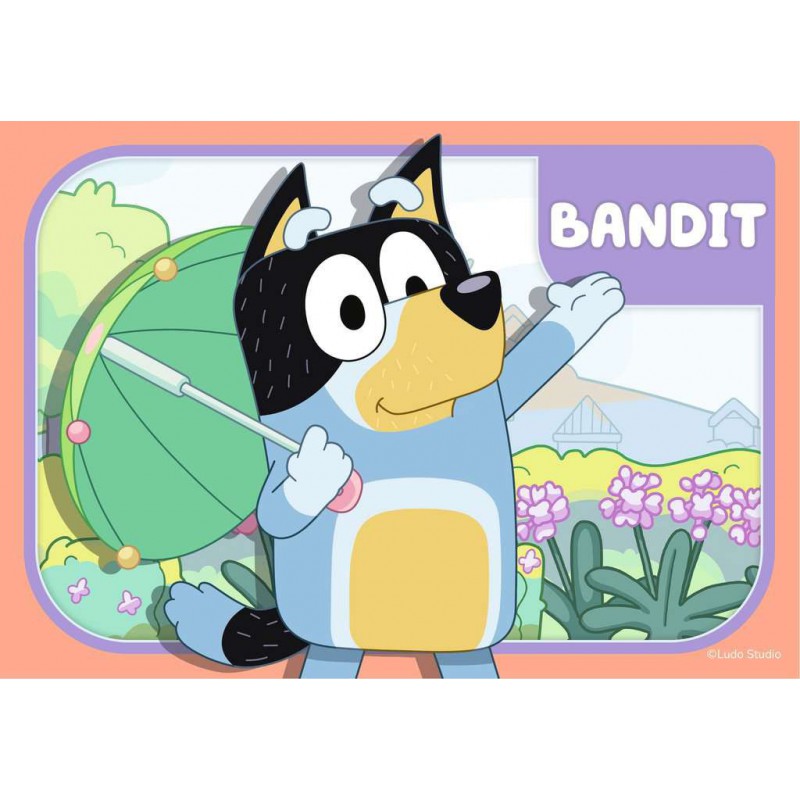 Ravensburger  puzzel 2+3+4+5 stukjes Bluey