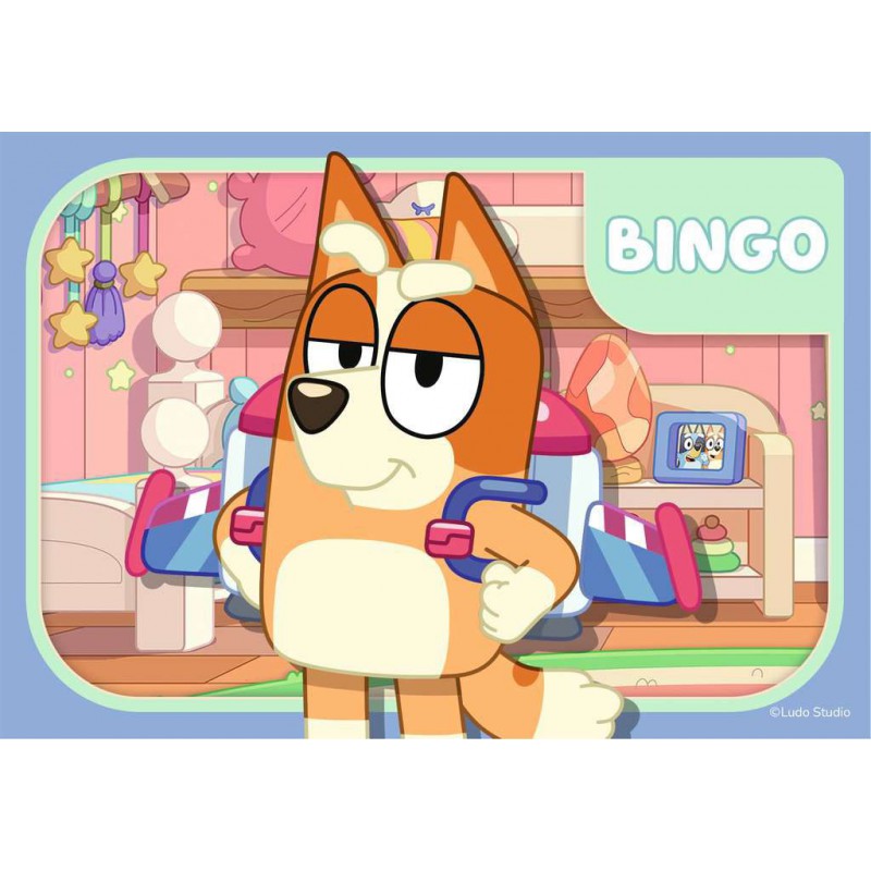 Ravensburger  puzzel 2+3+4+5 stukjes Bluey