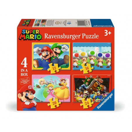 Super Mario, 12+16+20+24stukjes Ravensburger