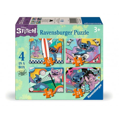 Disney Stitch, 12+16+20+24stukjes Ravensburger