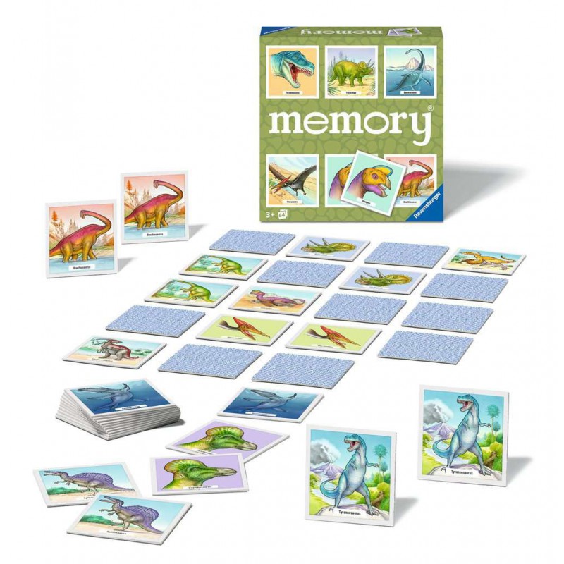 Dinosaurussen memory Ravensburger met foto's