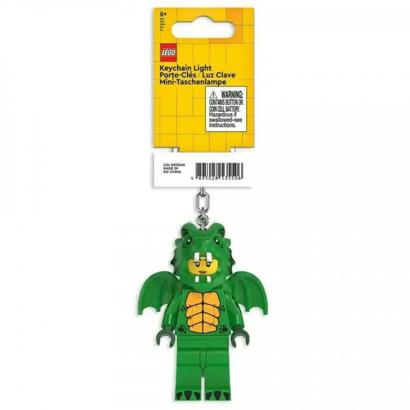 LEGO - LED Sleutelhanger, Green dragon girl