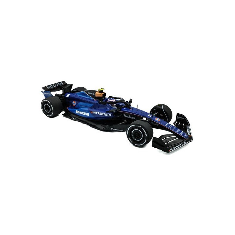 Williams FW46 F1 Team bl. nr2 L. Sargeant Saudi Arabia GP '24 - 1:18 - Solido