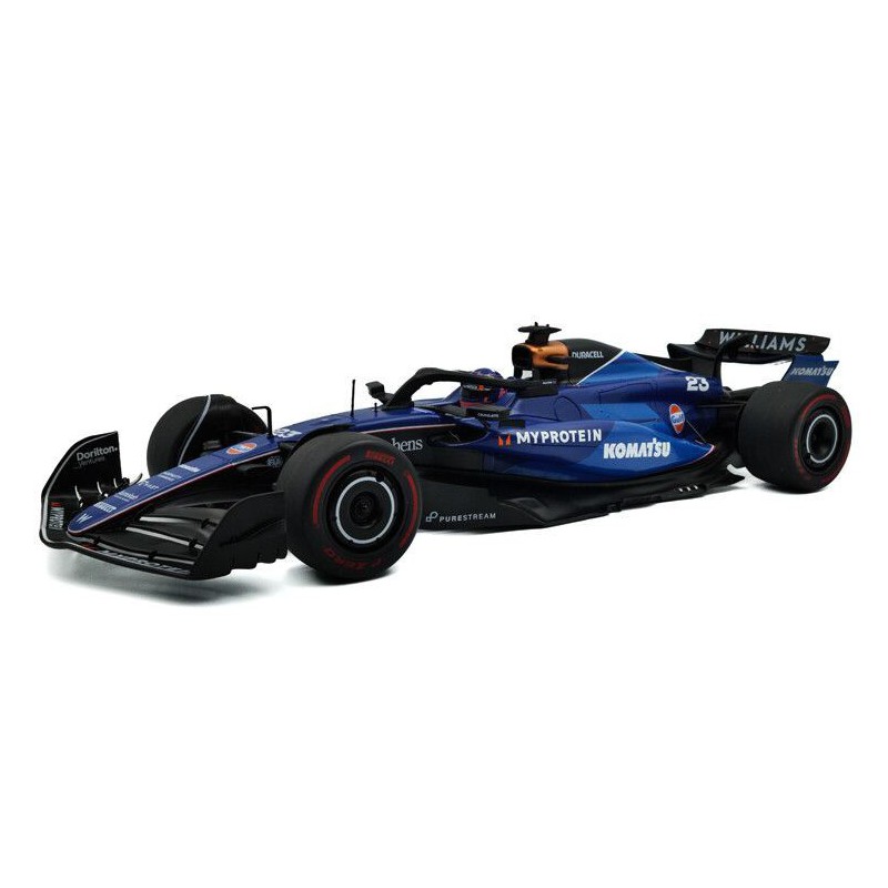 Williams FW46 F1 Team blue nr23 A. Albon Saudi Arabia GP '24 - 1:18 - Solido