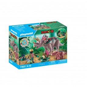 Playmobil Dinos - 71821 Triceratops familie
