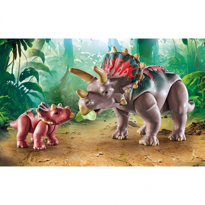 Playmobil Dinos - 71821 Triceratops familie