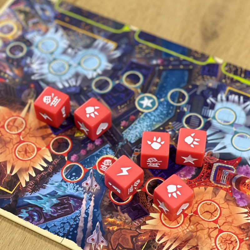 King of Tokyo Duel, bordspel, White Goblin Games tweepersoons bordspel