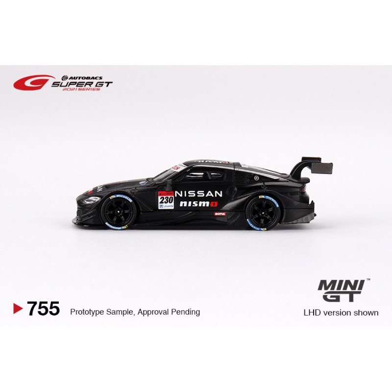 Nissan Z GT500 nr230 Mini GT (755) (blister verpakking)