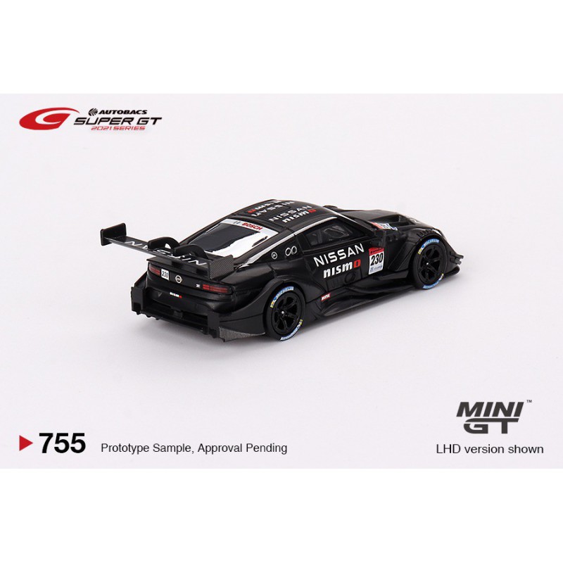 Nissan Z GT500 nr230 Mini GT (755) (blister verpakking)