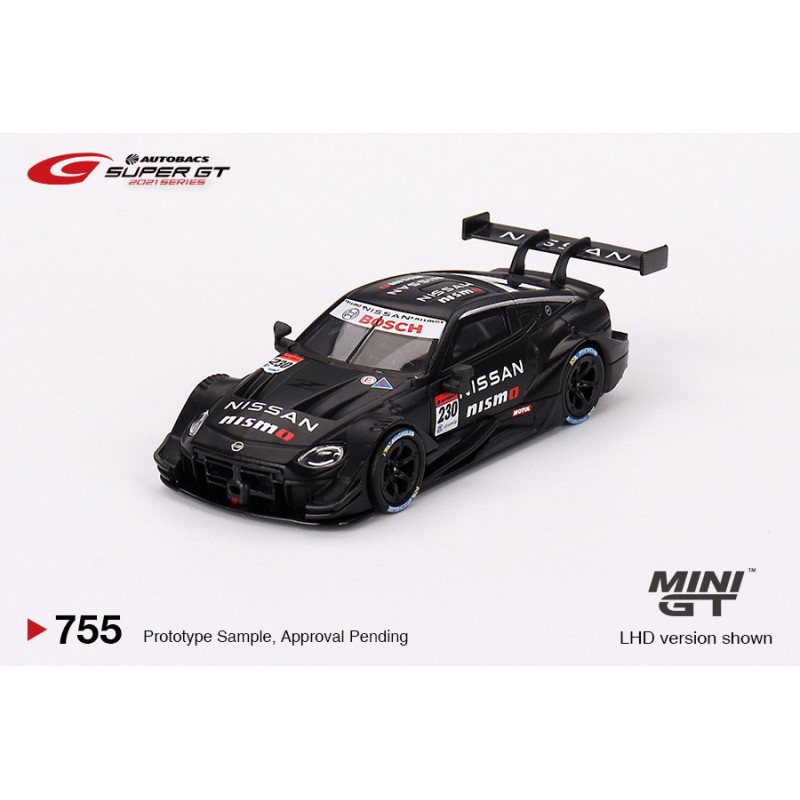 Nissan Z GT500 nr230 Mini GT (755) (blister verpakking)